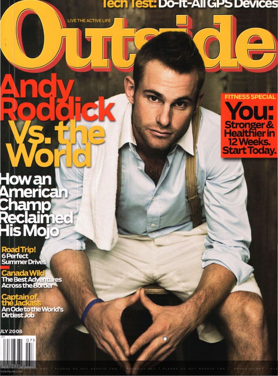 go see GEO ...: Fierce Friday: Andy Roddick for Outside Magazine